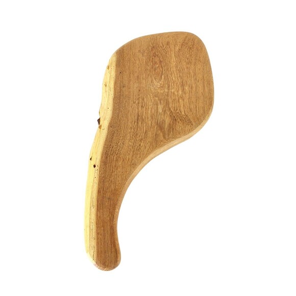 Vintage Primitive Live Edge Wood Hand Carved Rustic Meat Bread Cutting Board 17" - Picture 7 of 12